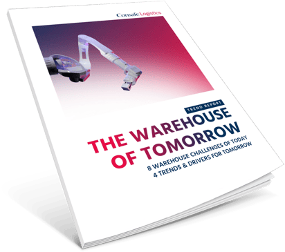 Cover of  the Trend Report The warehouse of tomorrow