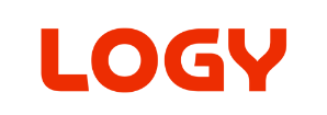 logy logo red
