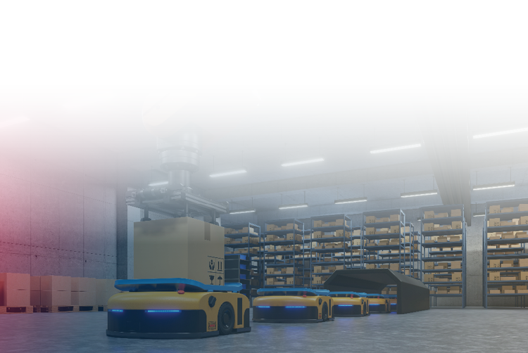 robotic arm using automated guided vertical