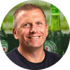 Portrait of Johan Versteeg, Heineken.