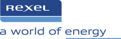Rexel blue logotype