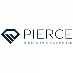 pierce riders in ecommerce logotype