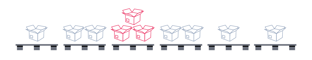illustration of pallets whit boxes on