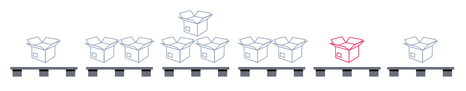 illustration of pallets whit boxes on