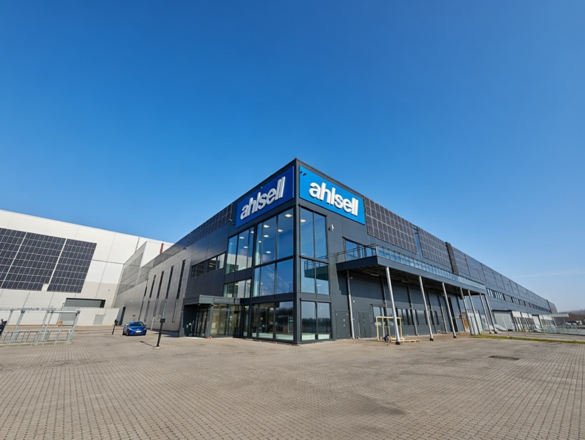 Ahlsell warehouse facility with a modern logistics setup supported by a Astro WMS system