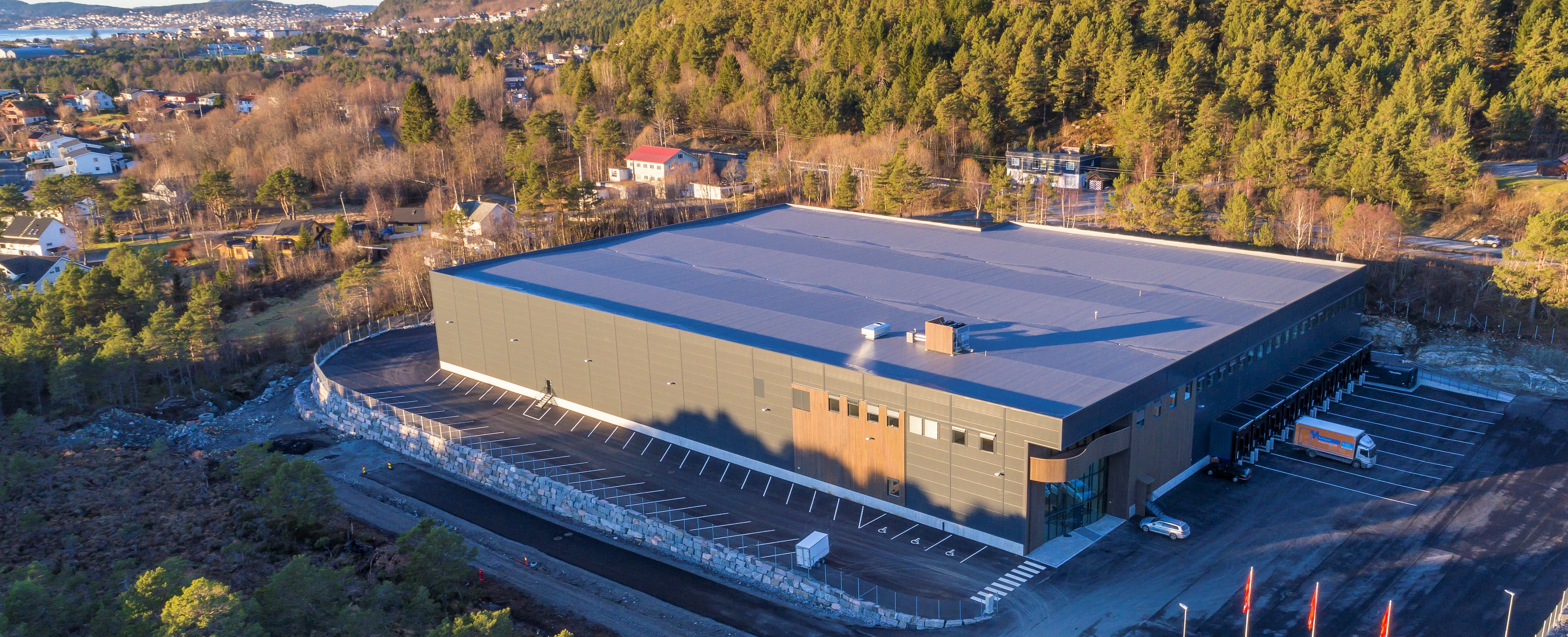 Overview of the Norengros warehouse building running on Astro WMS® SaaS